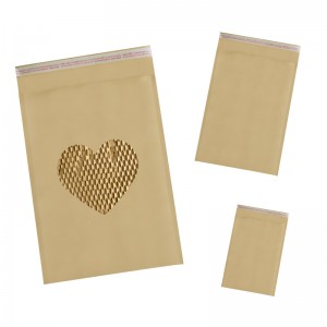 No Plastic Kraft Paper Honeycomb Mailer For Shipping